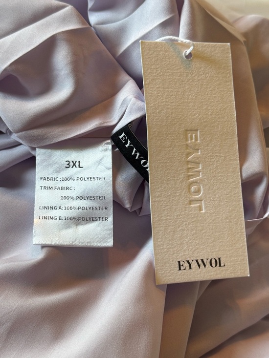 eywol Whimsical Romantic Floral Off-Shoulder Midi Dress in Lavender NWT 3X - Picture 10 of 10